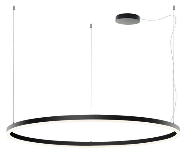 LED2 3273573DT CIRCLE 120 PZ závesné svietidlo čierne stmievateľné