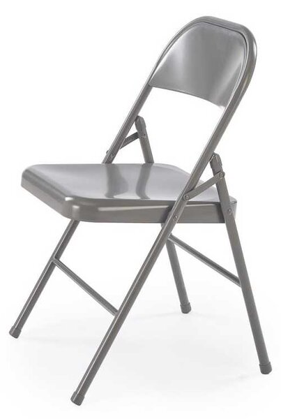 Skladacia stolička Acton, sivá