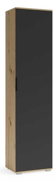 Predsieňová skriňa Walker 50 cm, dub artisan / antracit
