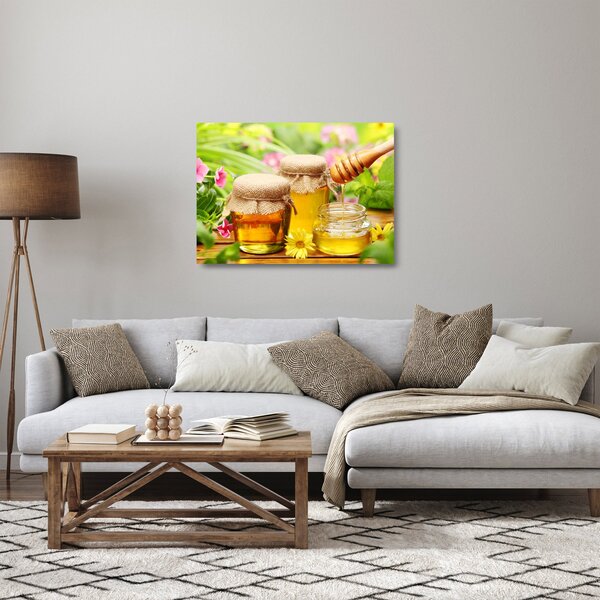 Sklenený obraz medu (70x50 cm)
