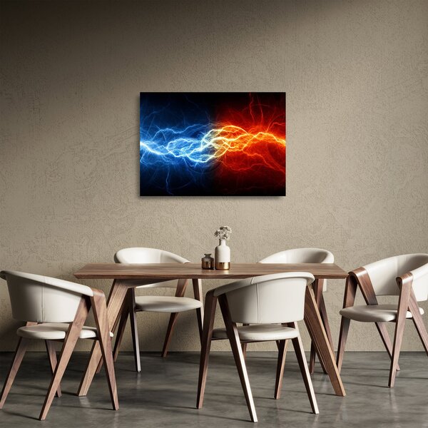 Sklenený obraz elektrického napätia (70x50 cm)