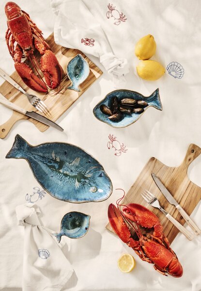 Látkový obrúsok s výšivkou Atlantis Lobster