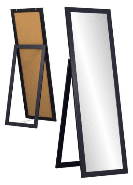 Zrkadlo STELA | čierna 170 x 50 cm