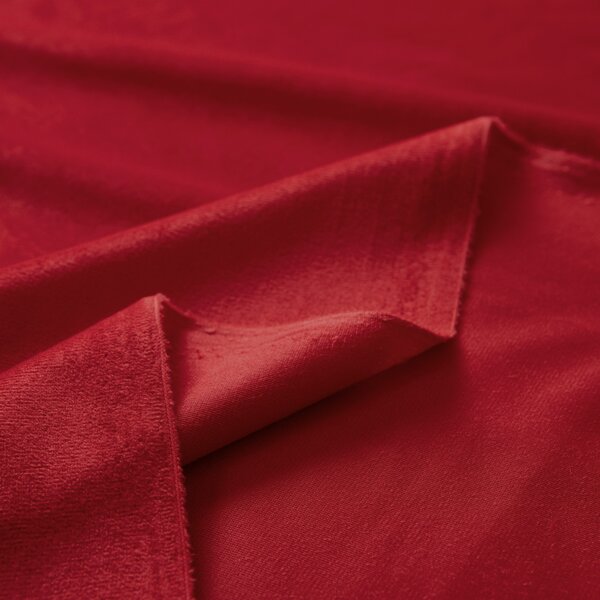 Biante Zamatový záves Velvet Prémium SVP-038 Sýto červený - šírka 135 cm 135x200 cm