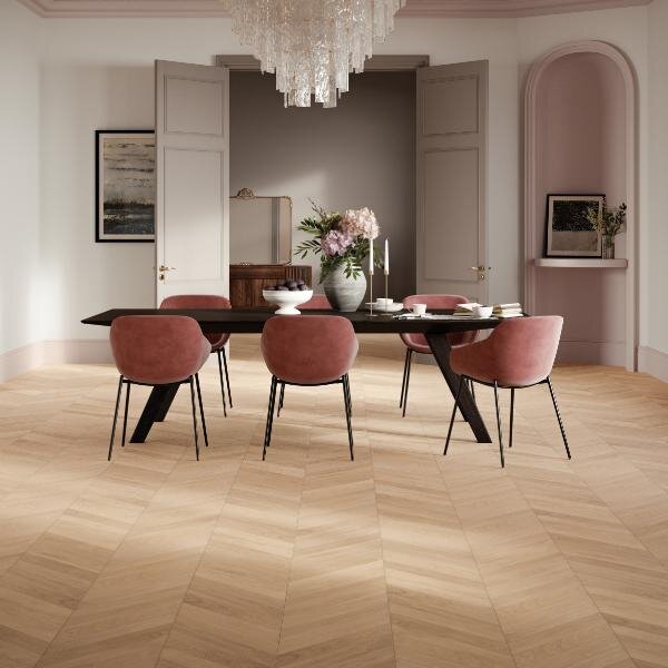 Parador Trendtime 10 Dub biely matný lak Chevron M4V 1748487 0,88 m²