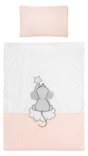 3-dielne posteľné obliečky Belisima Cute Mouse 90/120 ružové
