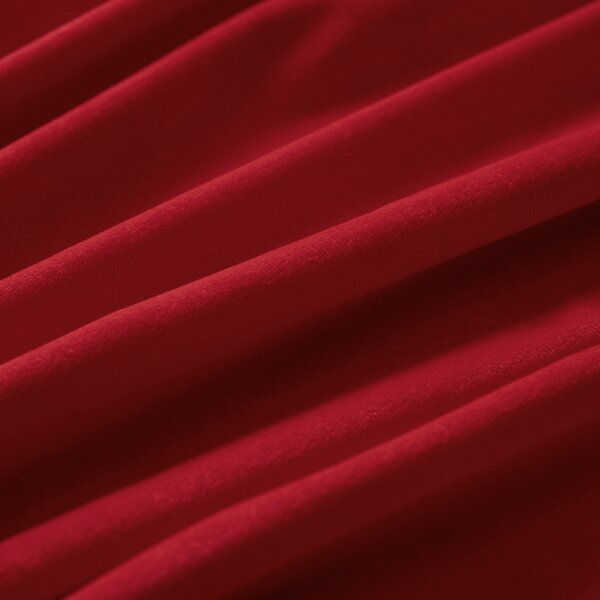 Biante Zamatový záves Velvet Prémium SVP-038 Sýto červený - šírka 135 cm 135x200 cm