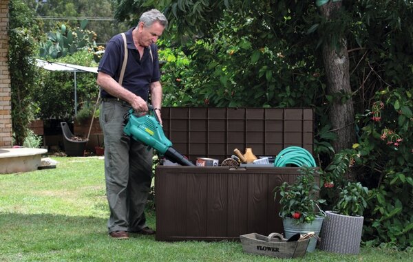 Úložný box WOODSHER | hnedá 270L