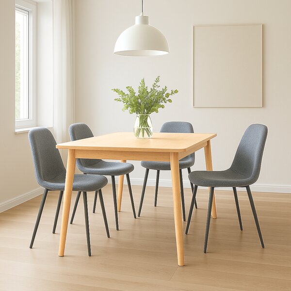 Jedálenská stolička LOVISA | sivá