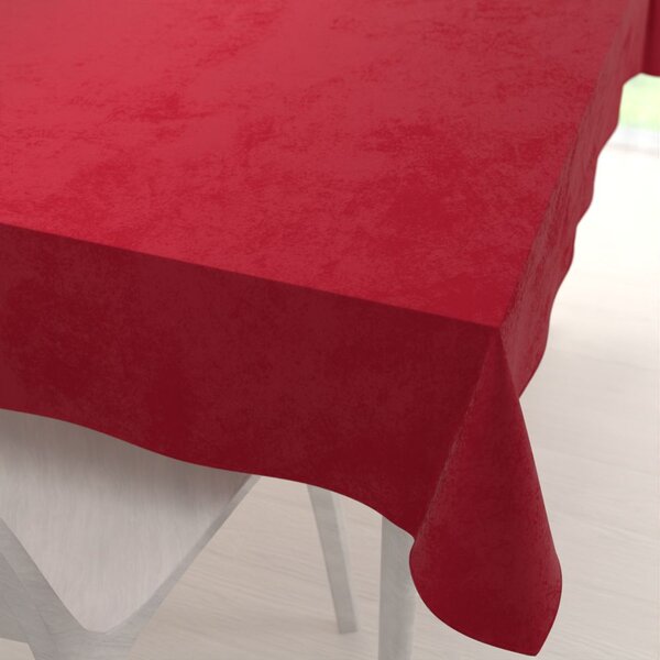 Biante Zamatový obdĺžnikový obrus Velvet Premium SVP-038 Sýto červený 50x100 cm