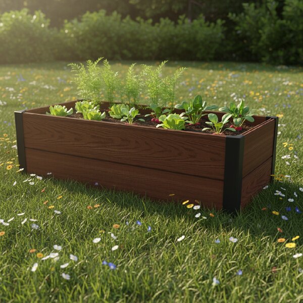Vyvýšený záhon HEDGE Trough | hnedá