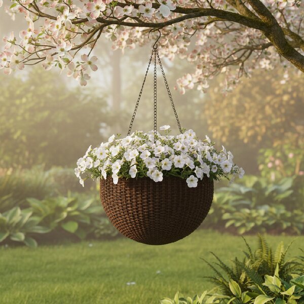 Kvetináč Hanging GLOBE | hnedá