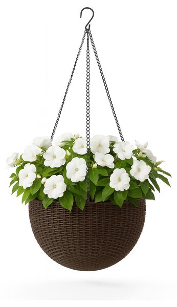 Kvetináč Hanging GLOBE | hnedá
