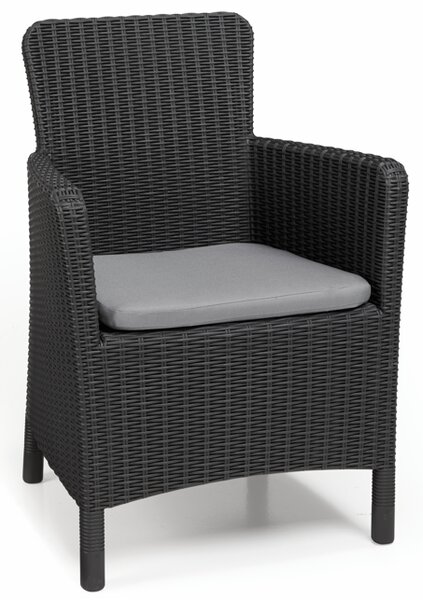 Záhradné kreslo TRONTO DINING | grafit