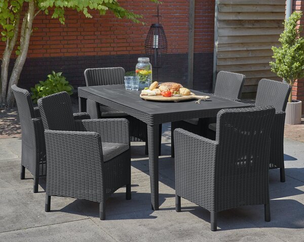 Záhradné kreslo TRONTO DINING | grafit