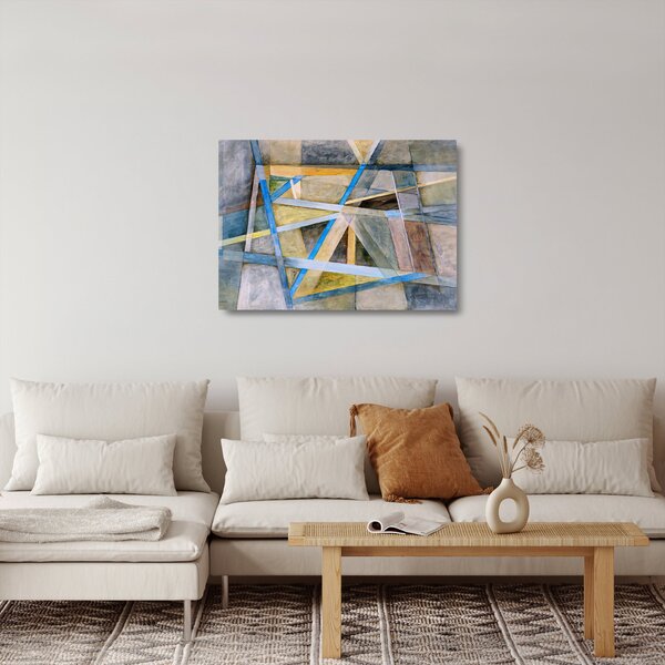 Sklenený obraz - Abstrakcia (70x50 cm)