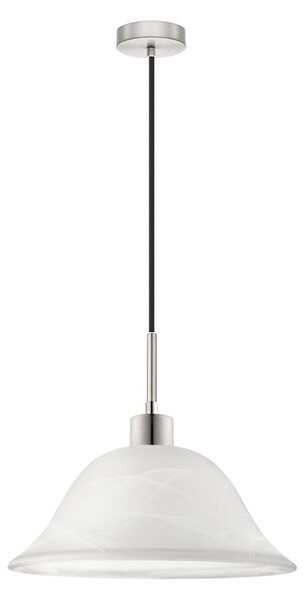 LED Luster na lanku 1xE27/60W/230V biela