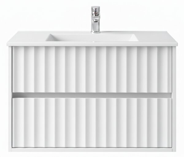 Kúpeľňová skrinka s umývadlom NOA White U60 | 60 cm