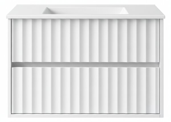 Kúpeľňová skrinka s umývadlom NOA White U60 | 60 cm