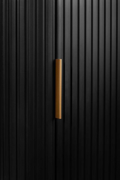 Vysoká skrinka do kúpeľne ELEGANCE 139 Black