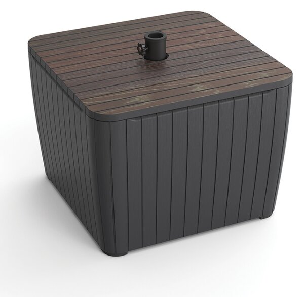 Úložný box ZION DECO | walnut / grafit