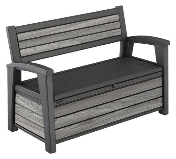 Záhradná lavica BENCH | sivá