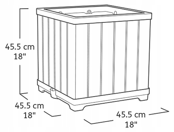 Záhradný kvetináč DECO RIGHT PLANTER | jaseň