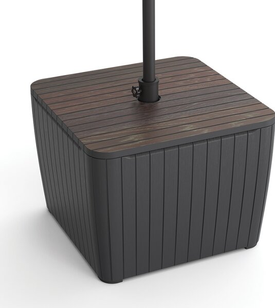 Úložný box ZION DECO | walnut / grafit