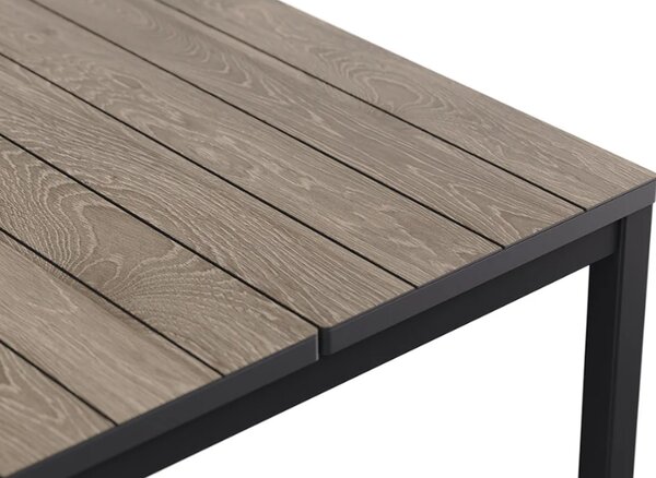 Záhradný stôl DEPORTO | 160 walnut / grafit