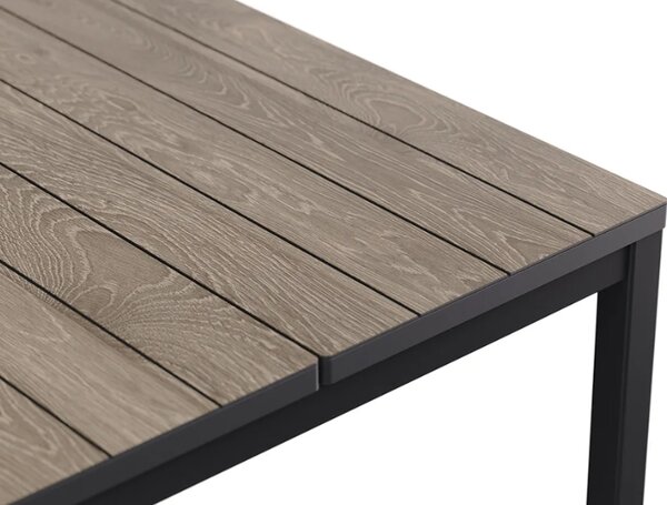 Záhradný stôl DEPORTO | 160cm ashwood / grafit