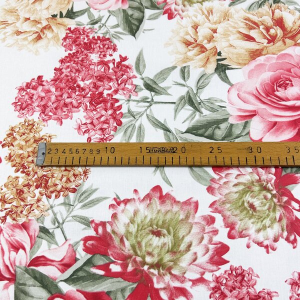 Ervi Bavlnená látka/plátno š.240cm - letná záhrada - 28977-1, metráž