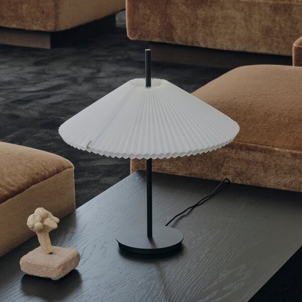 Stolové Lampa New Works, Nebra, Čierna, Obývacia izba, Kov, Dizajnový