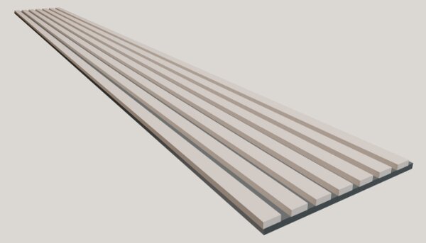 Lamely 3D Stenová lamela 3D - Lamela Kašmír + MDF doska Diamantová sivá