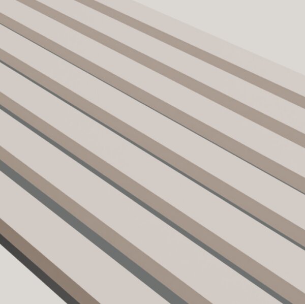 Lamely 3D Stenová lamela 3D - Lamela Kašmír + MDF doska Diamantová sivá
