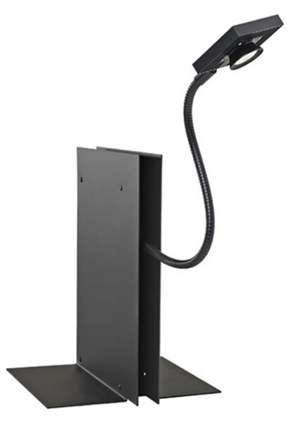 Stolové Lampa Ingo Maurer, LED´s Oskar, Čierna, Spálňa, Kov, Dizajnový