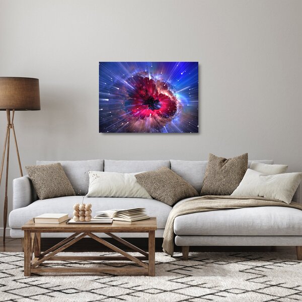 Sklenený obraz - Energia vesmíru (70x50 cm)