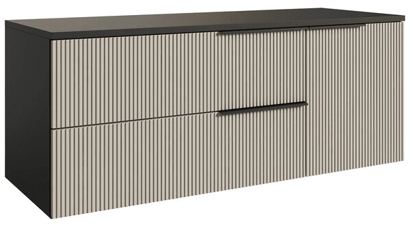 Skrinka pod umývadlo s doskou KLER Cashmere | 120 cm