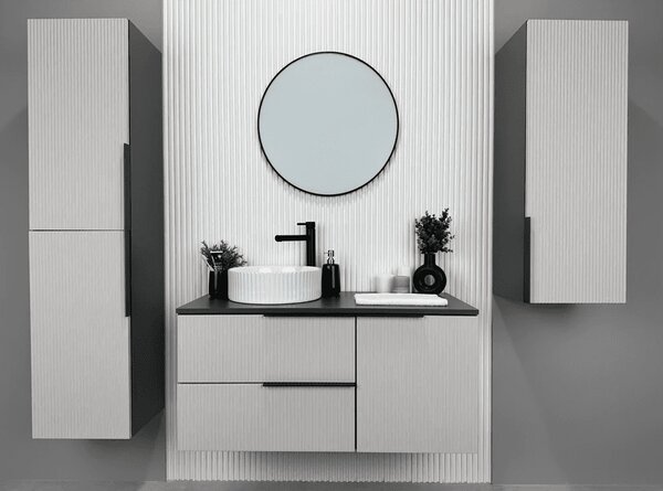 Skrinka pod umývadlo s doskou KLER Cashmere | 100 cm