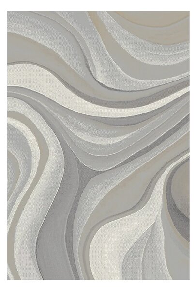 Koberec Smart Home 2551 Grey – sivý vzorovaný obdĺžnik Rozmer: 60x100 cm