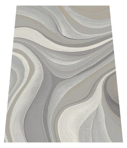 Koberec Smart Home 2551 Grey – sivý vzorovaný obdĺžnik Rozmer: 60x100 cm