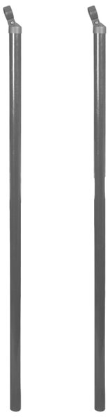 Plotové vzpery na drôtené pletivo 2 ks, 170 cm