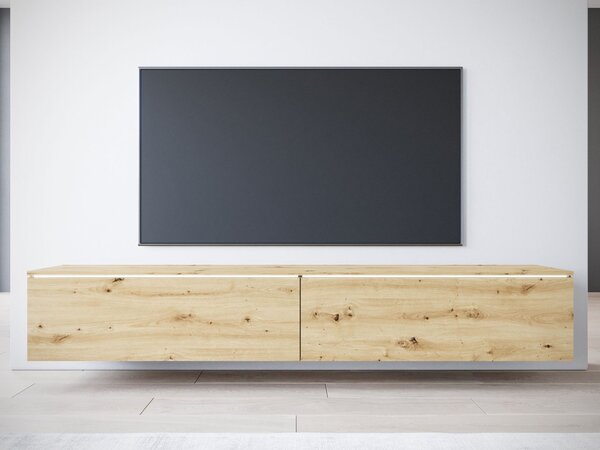 Mirjan24 TV skrinka Dlone 180, Farby: dub artisan, Osvetlenie: osvetlenie LED biele 5903211380525