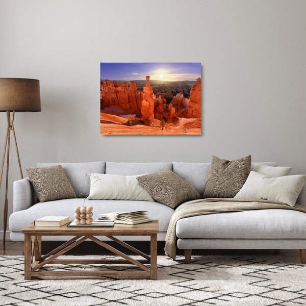 Sklenený obraz - Národný park Utah (70x50 cm)