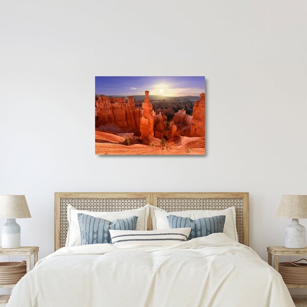 Sklenený obraz - Národný park Utah (70x50 cm)