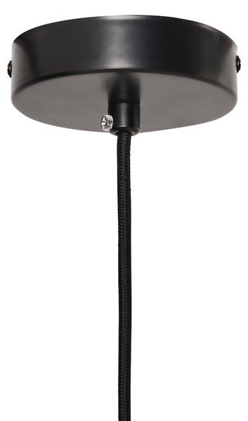 Závesná lampa oranžová sklenené tienidlo okrúhly tvar moderný retro štýl obývacia izba kuchyňa jedáleň
