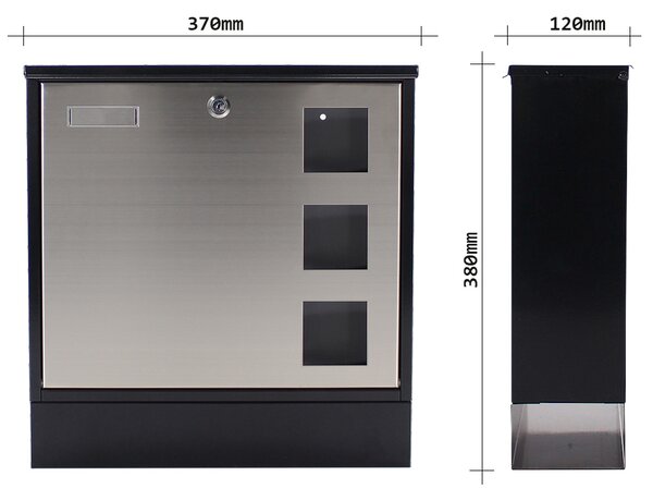 ROTTNER RR - POŠTOVÁ SCHRÁNKA DESIGN BOX - T05535