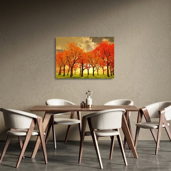 Sklenený obraz - Jeseň (70x50 cm)