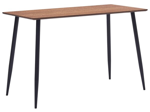 Jedálenský stôl, hnedý 120x60x75 cm, MDF