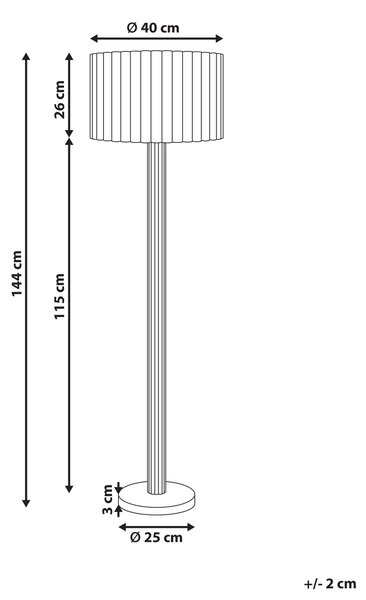Stojaca lampa svetlobéžová ľan látkové tienidlo podstavec z kaučukového dreva moderný škandinávsky štýl obývacia izba spálňa