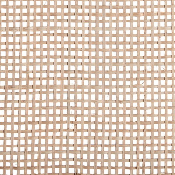 Kúpeľňová skrinka pod umývadlo svetlé drevo drevotrieska ratanové čelo 60 x 60 cm boho dizajn